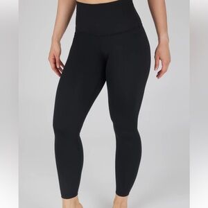 90 Degree By Reflex Classic Black Small Leggings Hi Rise Ankle Length New w/Tags